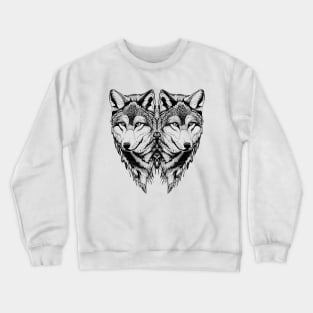 Twin wolves Crewneck Sweatshirt